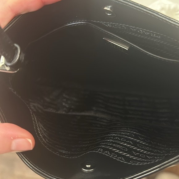 Prada Cleo Brushed Leather Shoulder Bag - Picture 11 of 12